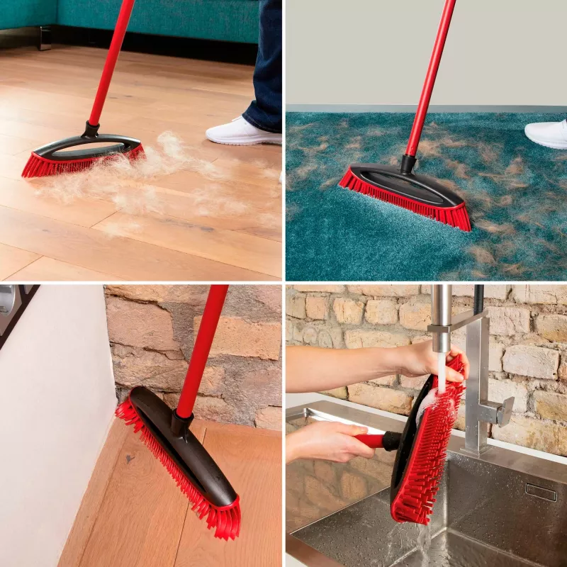Slota VILEDA Pet Pro ALWAYS CLEAN ar ergonomisku sarkanu rokturi, viegls dizains
