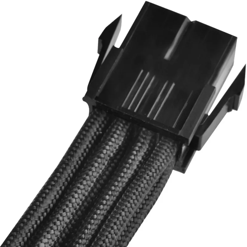EPS12V 8pin(4+4) pagarinātāja kabelis Silverstone SST-PP07-EPS8B 0,3 m