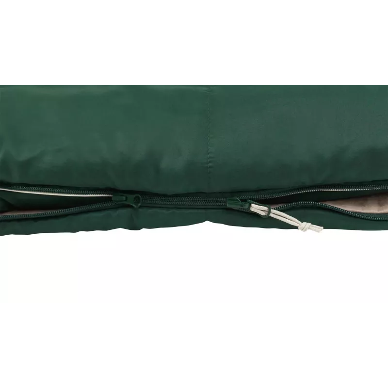 Guļammaiss Outwell Contour Prime pieaugušajiem taisnstūra formas poliesters 850×2200 mm, maksimālais lietotāja augums 190 cm, zaļš