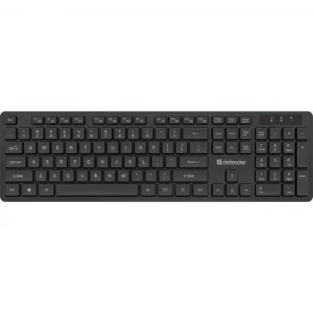 Bezvadu tastatūras un peles komplekts DEFENDER C-993 RF 45996 — RF savienojums, kompakts izkārtojums