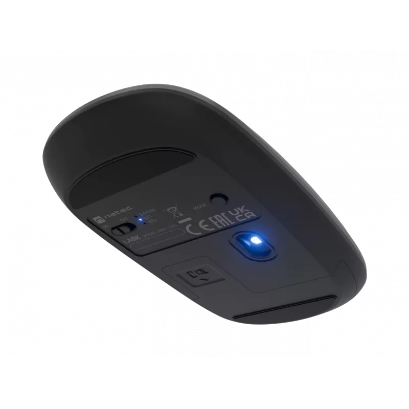 Natec pele | Lark | Bezvadu | 2,4 GHz, Bluetooth | Antracīta