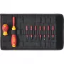 Skrūvgriežu komplekts Wiha slimVario starter set 41232 (MPN 2831T901) — izolēti uzgaļi un ergonomisks rokturis