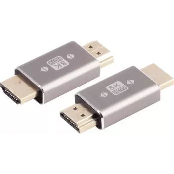 HDMI-A adapteris ShiverPeaks 10-01055 8K metāla, HDMI pilna izmēra uz HDMI pilna izmēra