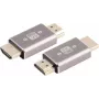 HDMI-A adapteris ShiverPeaks 10-01055 8K metāla, HDMI pilna izmēra uz HDMI pilna izmēra