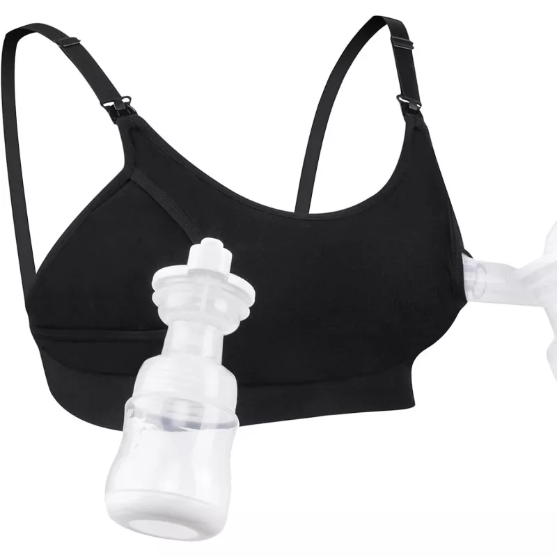 Momcozy YN08 HANDS-FREE Pumping Bra Melns 2XL