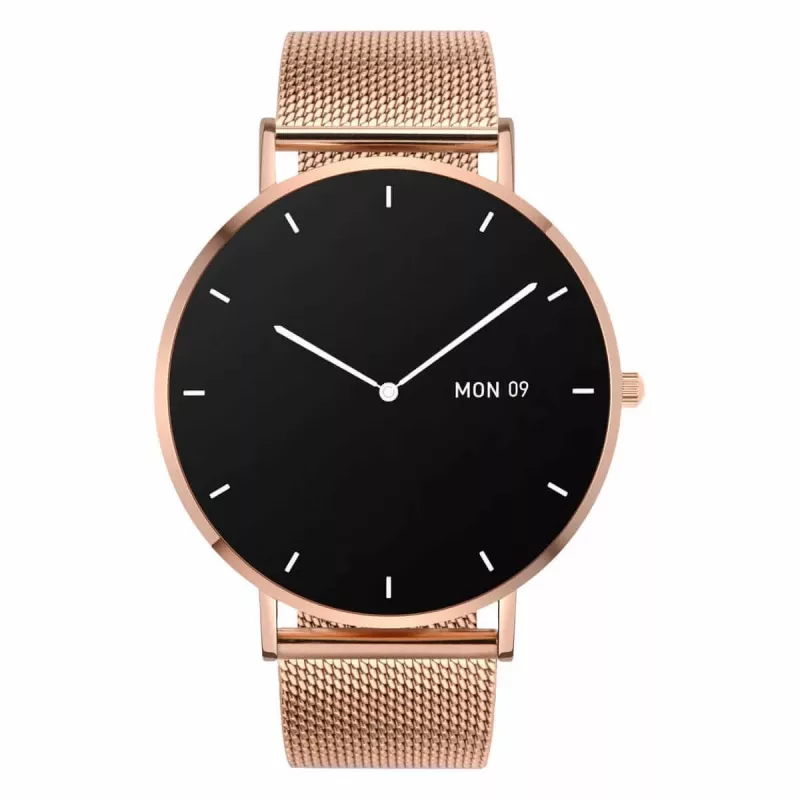 Viedpulkstenis Garett Verona Gold Steel AMOLED Bluetooth IP67 GPS SMS