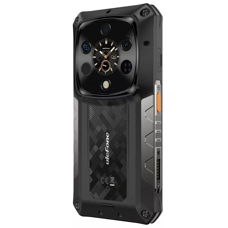 Izturīgs viedtālrunis UleFone Armor 28 Ultra Thermal 5G — 16GB RAM, 1TB krātuve, melns
