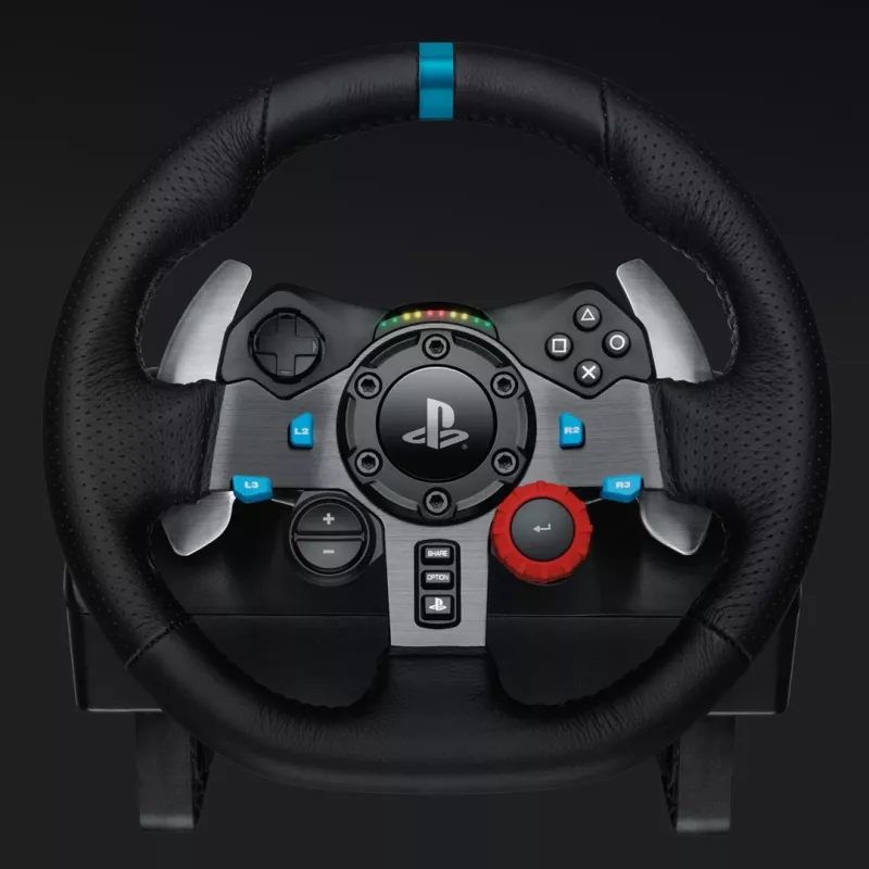 Logitech G G29 stūre + pedāļi Playstation 3,PlayStation 4 analogā USB 2.0 melna
