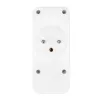 Strāvas sadalītājs MACLEAN MCE248 F/W — 3 maiņstrāvas kontaktligzdas (1×16A, 2×6A) + 4×USB (2×A, 2×C PD 20W), ES kontaktdakša, balts