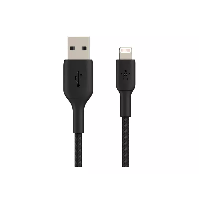 Pīts USB-Lightning kabelis 1m Melns