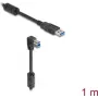 DeLOCK USB kabelis Type-A spraudnis uz Type-B spraudnis 90° lejup vērsts 1 m
