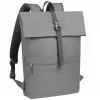 Pilsētas mugursoma Rivacase Gremio pelēka poliesters rPET 280x135x430mm