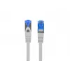 LANBERG tīkla kabelis RJ-45 uz RJ-45 S/FTP PCF6A-10CC-0050-S, 0,5 m, CCA vadītājs, 500 MHz, LSZH, pelēks