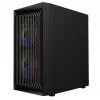 Logic Atos ARGB Mini USB 3.0 Micro Tower korpuss, melns (AM-ATOS-10-0000000-0002)