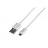 USB kabelis SAVIO CL-123 USB 2.0, USB A uz Micro-USB B, 1 m, balts