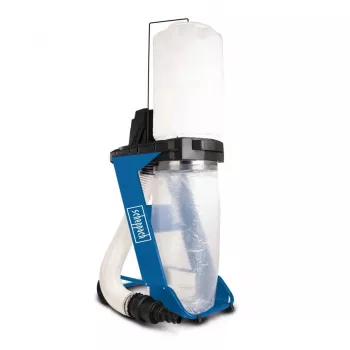 Sausais putekļsūcējs Scheppach DC500 — 75 L, 550 W, 1150 m³/h, 2 m šļūtene, 10 cm diametrs