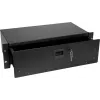 Rack atvilktne Omnitronic SN-3 3U ar slēdzeni — 3U uzstādāma rack atvilktne ar slēdzeni, Omnitronic