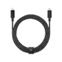 USB kabelis Native Union Belt USB 2.0 Type-C uz Type-C 2.4 m Melns