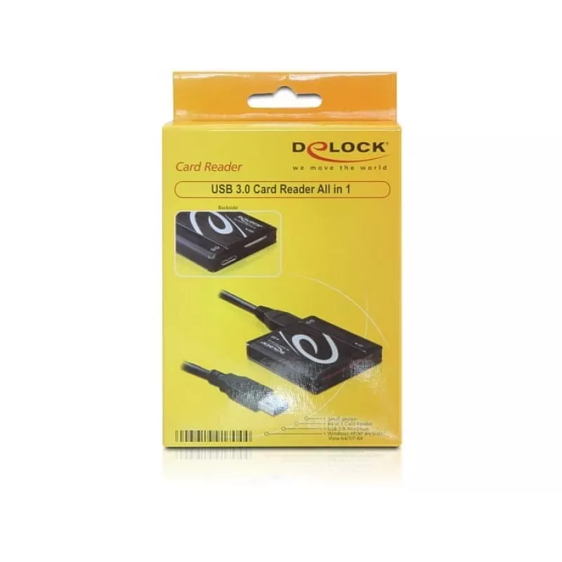 Karšu lasītājs DeLOCK USB 3.0 All in 1 91704