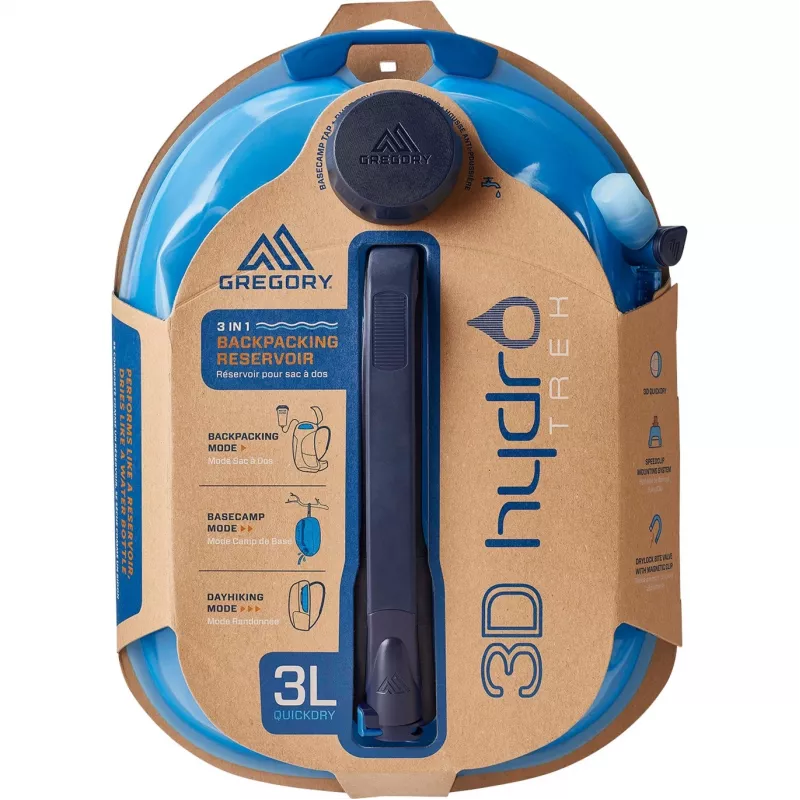Trinkblase 3D Hydro Trek 3L, ūdens pudele Light Blue, 3 litri