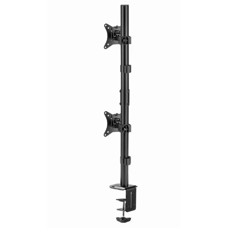 Monitora stiprinājums Gembird MA-D2-02, galda monitora kronšteins, maksimālā svara ietilpība 9 kg