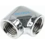 Alphacool HF L veidgabals G1/4 iekšējā vītne uz G1/4 iekšējā vītne - hroms (17041)