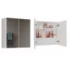 Topeshop POLA 2DL BIEL vannas istabas glabāšanas skapis balts
