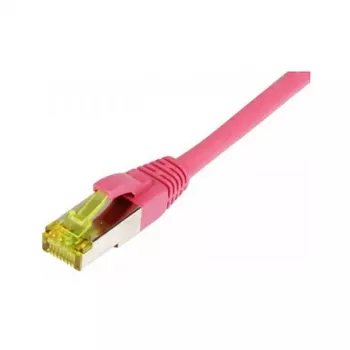 komutācijas kabelis RJ45, CAT6A 500Mhz, 0,5m, fuksīna, S-STP(S/FTP), TPE/LSZH(Ultraflex), AWG26, ar Cat.7 kabeli, Synergy 21 (S217700)