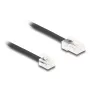 DeLOCK telefona kabelis, RJ45 spraudnis uz RJ11 spraudni, melns, 3 m
