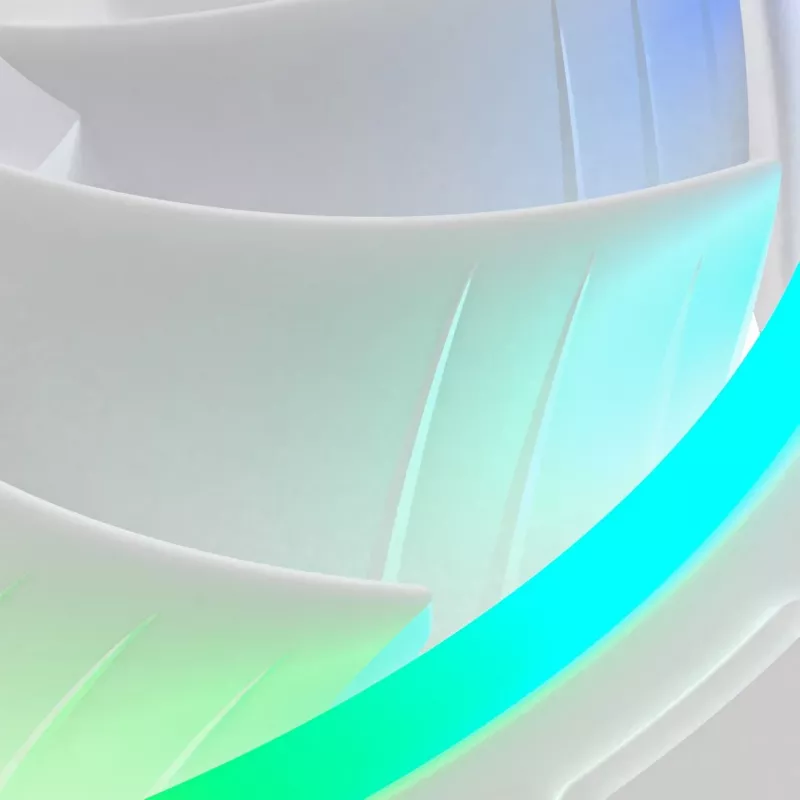 ALPENFÖHN Wing Boost 3 ARGB 120mm ventilatoru 3 iepakojums, balts