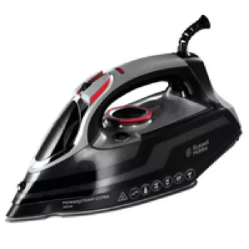 Russell Hobbs 20630-56 gludeklis Sausā un tvaika gludeklis Keramikas zole 3100 W Melns, Pelēks