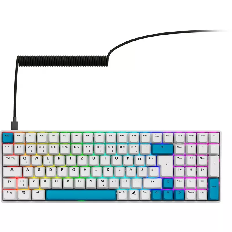 Spēļu tastatūra Sharkoon SGK50 S2 Mechanical QWERTZ Wireless