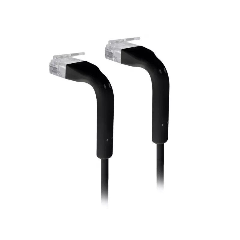 Ubiquiti U-Cable-Patch 2m RJ45 Melns, UniFi Patch Kabelis, Cat6