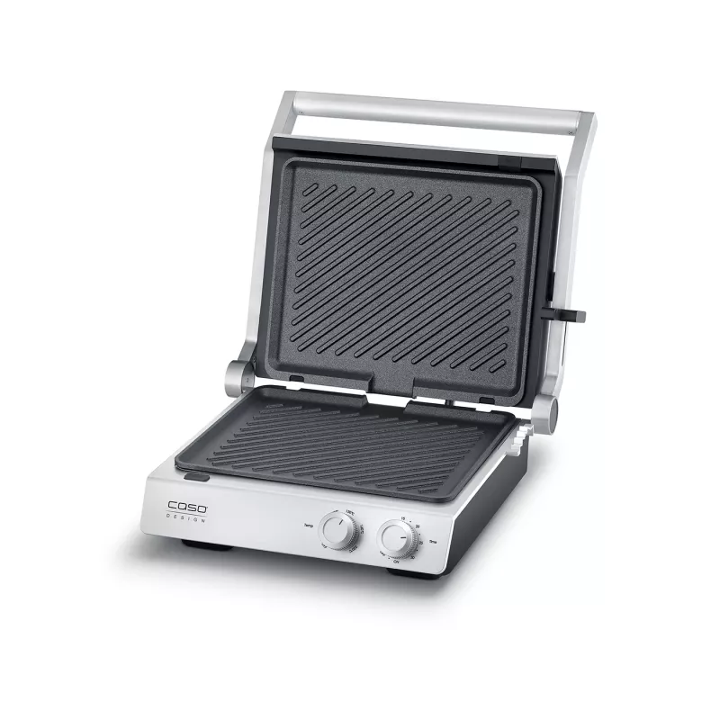 Caso Double Contact Grill | SteakChef | Kontaktgrils | 2000 W | Nerūsējošais tērauds
