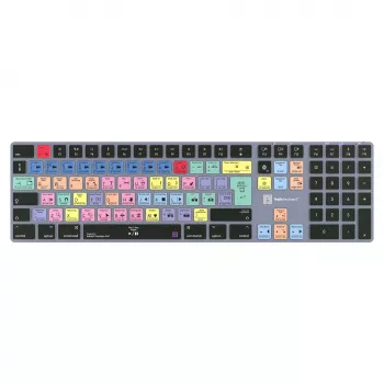 LogicKeyboard Titan DE Mac tastatūra programmai Adobe Premiere Pro CC — Vācu izkārtojums