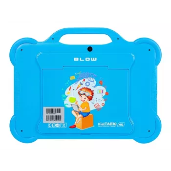 Planšetdators BLOW KidsTAB10 10,1 collas pilnizmēra planšetdators, 10,1 collas IPS 1200x1920, Android 12, 4 GB RAM, 64 GB eMCP, 4G (MicroSIM), 6000 mAh, Astral Blue