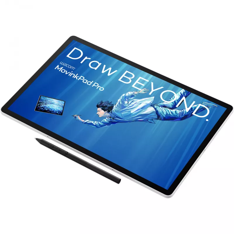 Wacom MovinkPad Pro 14, vadu un bezvadu, 5080 lpi, 302 x 189 mm, USB/Bluetooth, 1 cm, piespraude