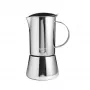Espresso kafijas automāts Adler AD 4419 — nerūsējošā tērauda korpuss, kompakts izmērs