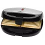 Clatronic ST/WA 3670 sviestmaižu cepamierīce 800 W Melna, nerūsējošais tērauds