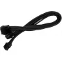 EPS12V 8pin(4+4) pagarinātāja kabelis Silverstone SST-PP07-EPS8B 0,3 m