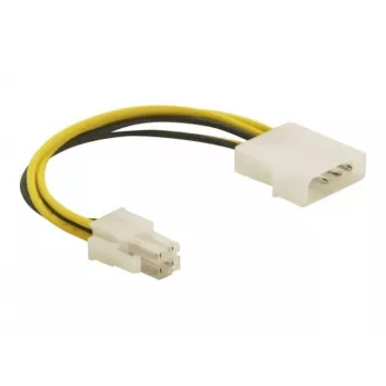 DeLOCK kabelis P4 vīrišķais Molex 4pin vīrišķais Daudzkrāsains 0,13 m