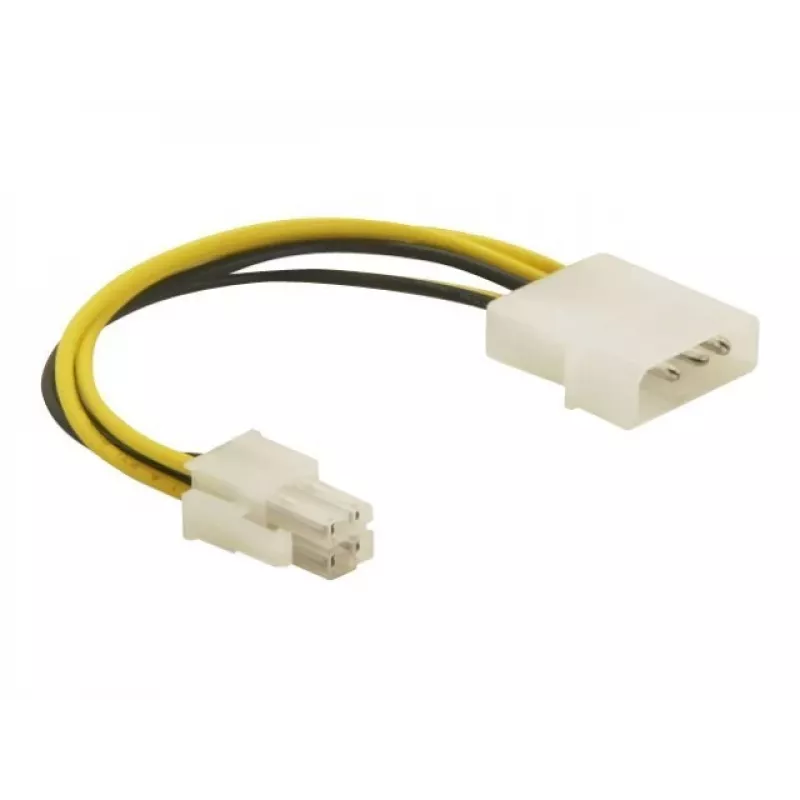 DeLOCK kabelis P4 vīrišķais Molex 4pin vīrišķais Daudzkrāsains 0,13 m