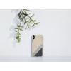 Telefona maciņš man and wood iPhone XS Max — pelēks uzvalks, melns
