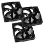 NOISEBLOCKER NB-eLoop B12-PS Melns Edition 120mm PWM 3-Pack