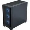 Datora korpuss Silentware Flow 110 A-RGB Melns — vidēja torņa šasija, rūdīta stikla sānu panelis