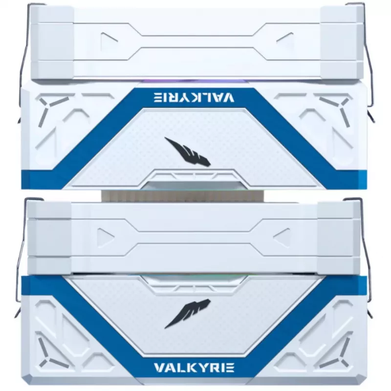 CPU dzesētājs Valkyrie Vind DL125 White by Valkyrie — modelis VK-AIRDL125W, viegls un izturīgs dizains