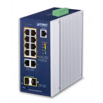 Pārvaldāms komutators PLANET IGS-4215-8UP2T2S L2/L4 Gigabit Ethernet PoE 10 porti