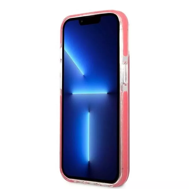 Karl Lagerfeld KLHCP13XTPECPI Iphone 13 Pro Max 6.7 ciets maciņš fuksijas krāsā/FUSCHIA Choupette Head