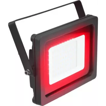 LED prožektors EUROLITE FL-30 SMD Red ar IP aizsardzību — kompakts sarkans LED darba/objekta prožektors