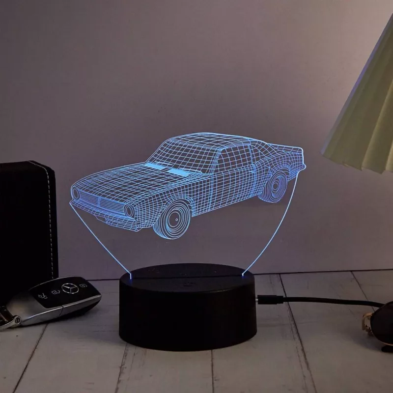LED transportlīdzekļa dekoratīvā lampa MANTA SNL121RGB RGB 3D gaisma automašīnām un motocikliem